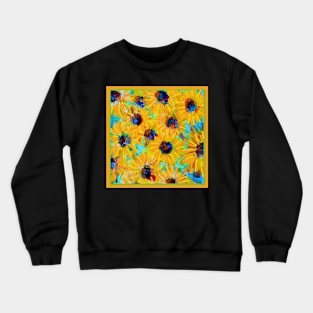 Sensational Golden Sunflowers Crewneck Sweatshirt